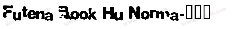Futena Book Hu Norma字体转换